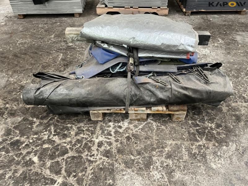 Tarpaulins on pallet 6