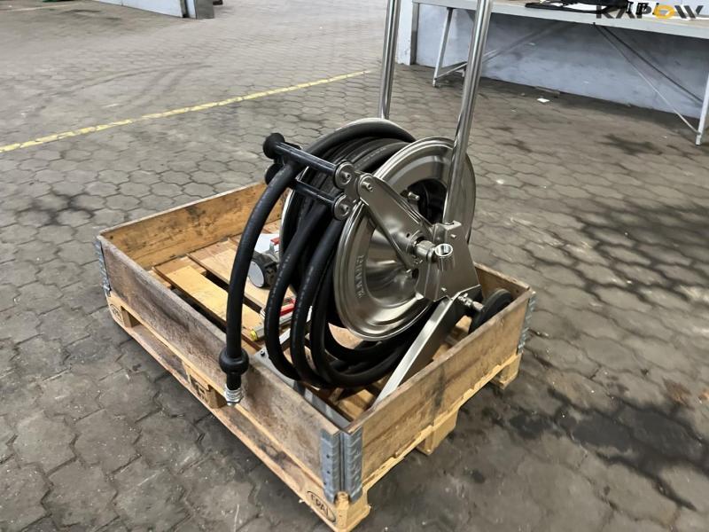 Raash hose reel with pump - New 7