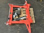 Implement frame with quick hitch 9