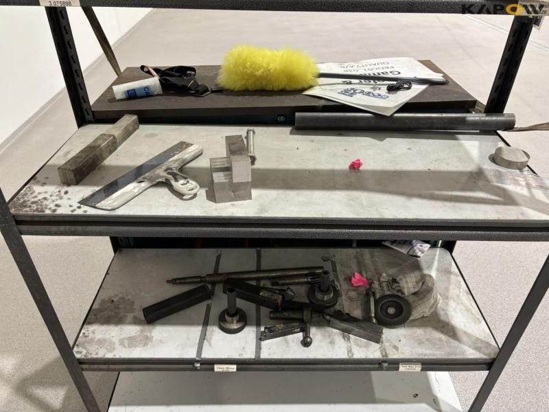 Shelving and workshop table 14