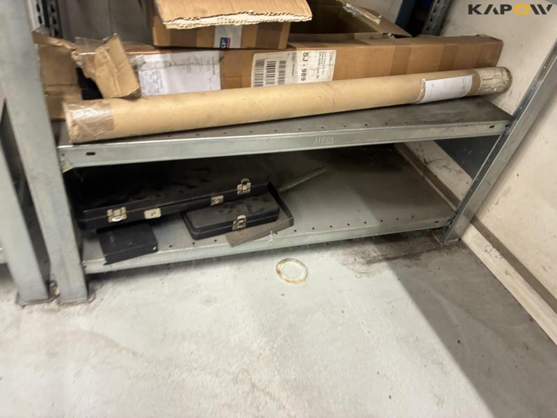 Shelves and cabinets with contents 45