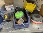 Shelves and cabinets with contents 51