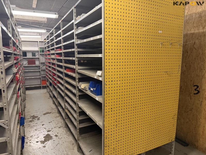Spare parts racks 14