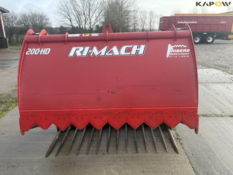 RIMACH 200-HD block cutter with Manitou hitch 2