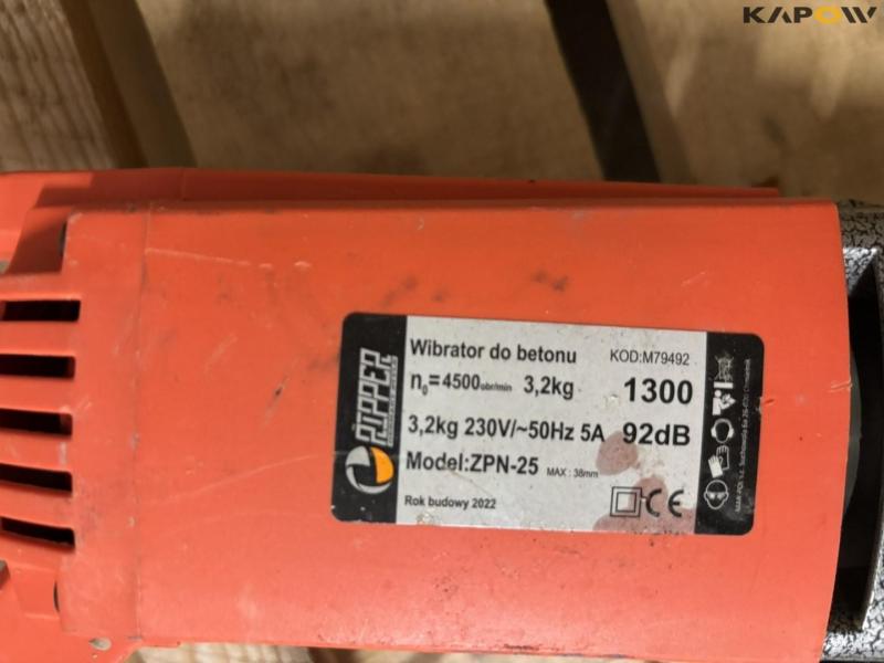 Ripper ZPN-25 immersion vibrator 7