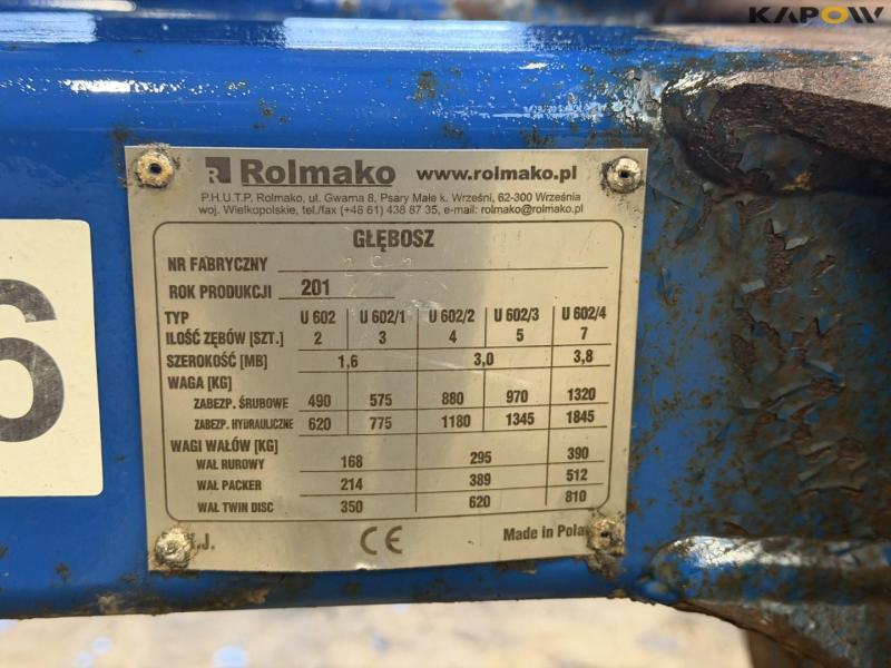 Rolmako cultivator with soil packer 21