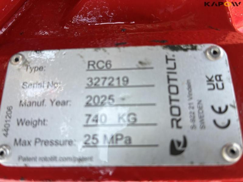 Rototilt RC6 with grapple 30
