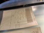 Window glass for machines 34