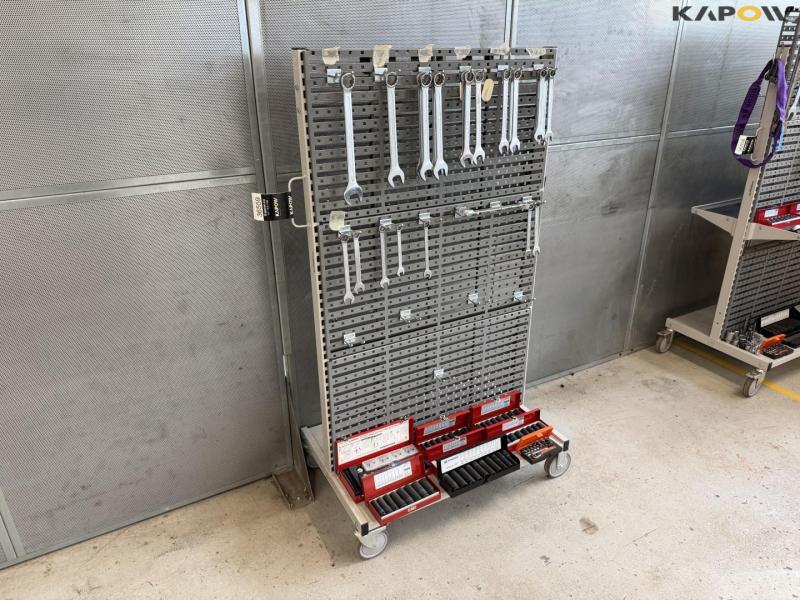 Rolling wall with tools 3