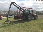 Same Iron 200 DT tractor with TP400 chipper and Mowi 400 crane 3