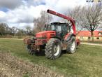 Same Iron 200 DT tractor with TP400 chipper and Mowi 400 crane 7
