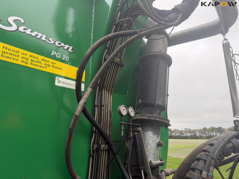 Samson PG20 slurry tanker with 24 meter boom 20