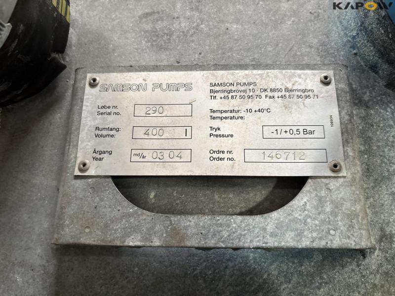 Samson vacuum pump with tank 15