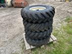 Schäffer/Weidemann BKT 7.00-15 complete wheels 6