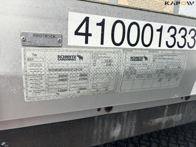 SCHMITZ, SCS 24/L, - Curtain trailer 39