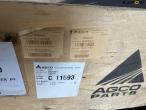 Swath divider set for Agco header 15