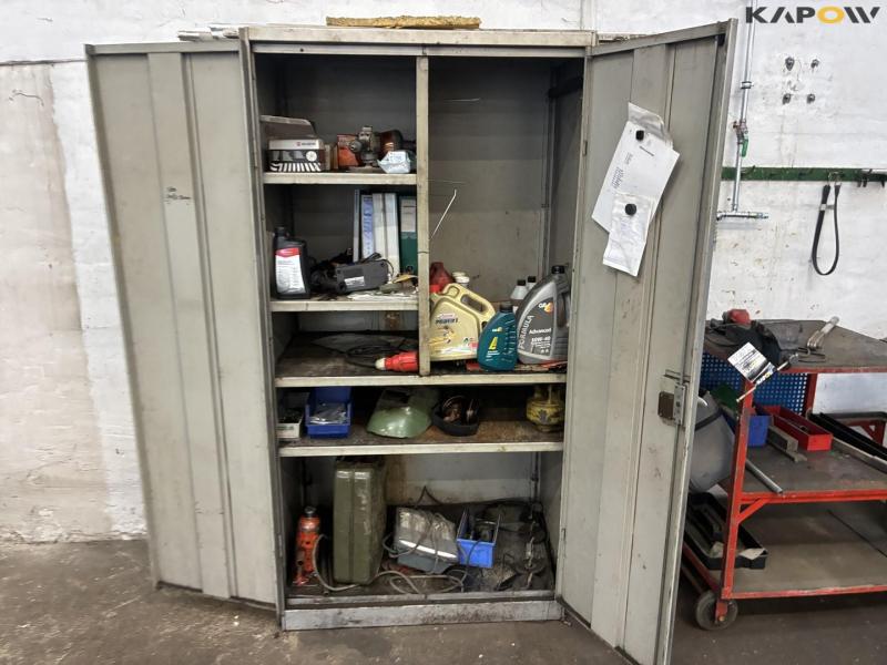 Cabinet with content 4