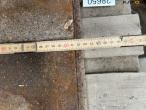 Cutting steel 41x74x3 cm 6 pcs 9