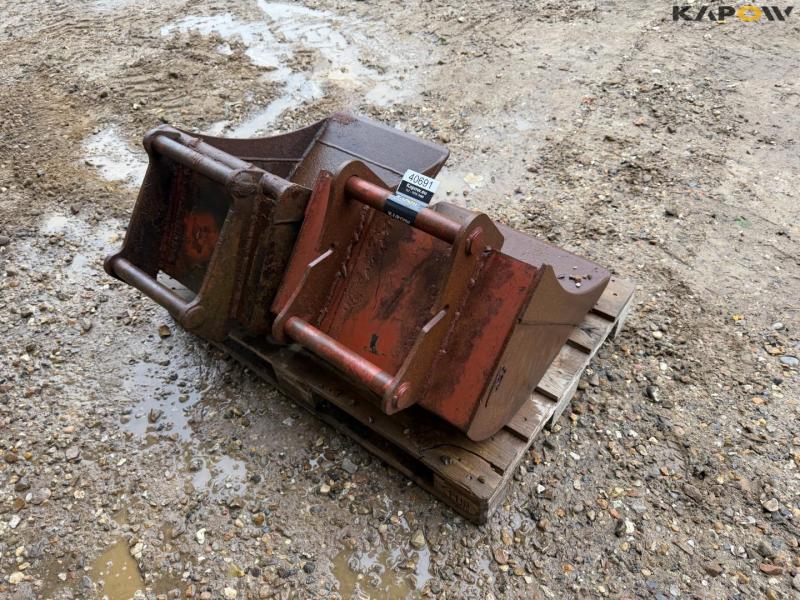 Buckets with Hydrema hitch - 2 pcs. 5