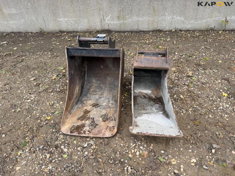 Buckets with Hydrema hitch - 2 pcs. 2
