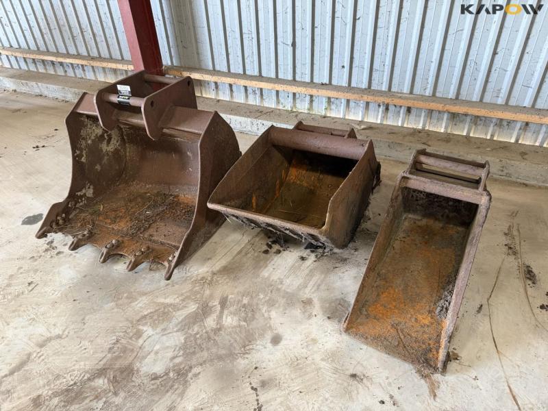 Buckets with Hydrema hitch - 3pcs. 1