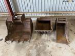 Buckets with Hydrema hitch - 3pcs. 2
