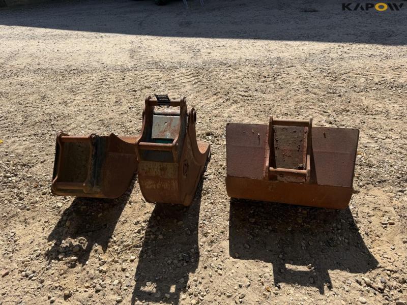 Buckets with S40 hitch - 3 pcs. 6