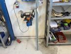 Grindstone / Shelf with threaded rods 2