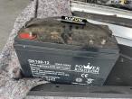 Solar cell system for charging 12