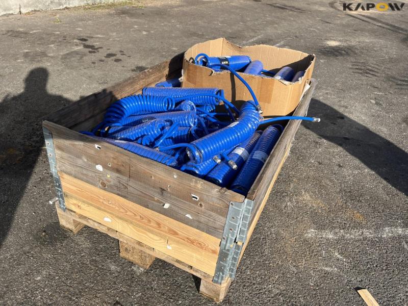 Spiral compressed air hose 7 meters - new 3