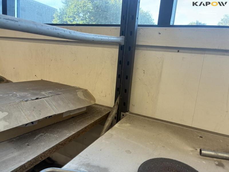 Steel shelf with contents 9