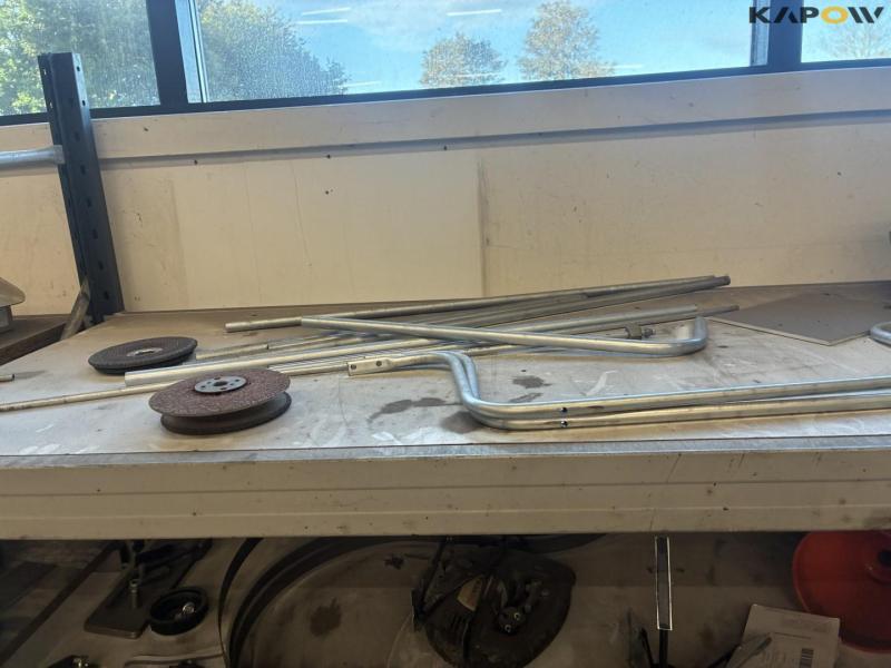Steel shelf with contents 36