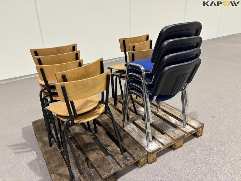 Stacking chairs 12 pcs. 3