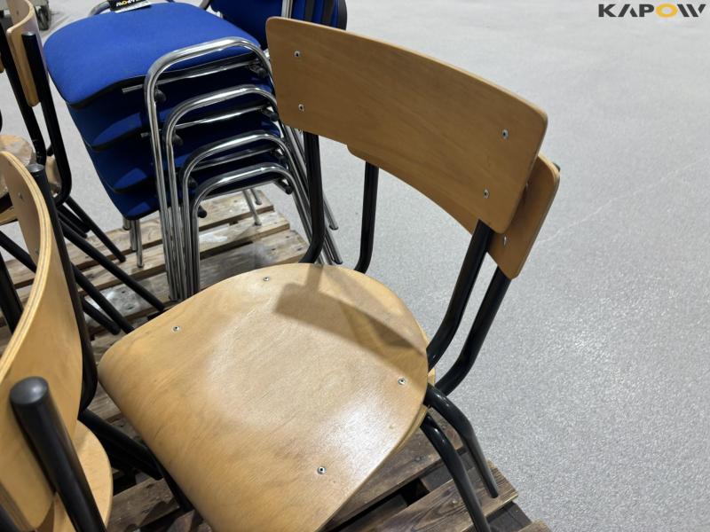 Stacking chairs 12 pcs. 13