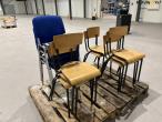Stacking chairs 12 pcs. 1