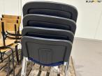 Stacking chairs 12 pcs. 11