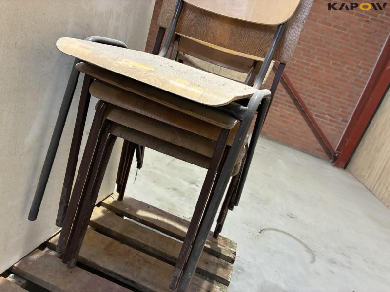 Chairs and a folding table 21