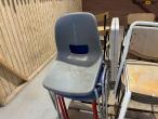 Chairs and a folding table 9