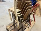 Chairs and a folding table 11