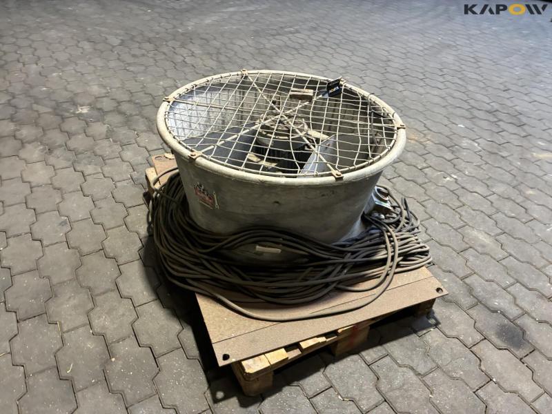 Large fan with cable and mounting plates 3