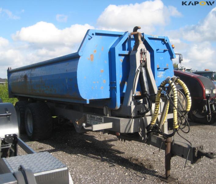 Stronga HL 160 hook lift trailer w. container 1