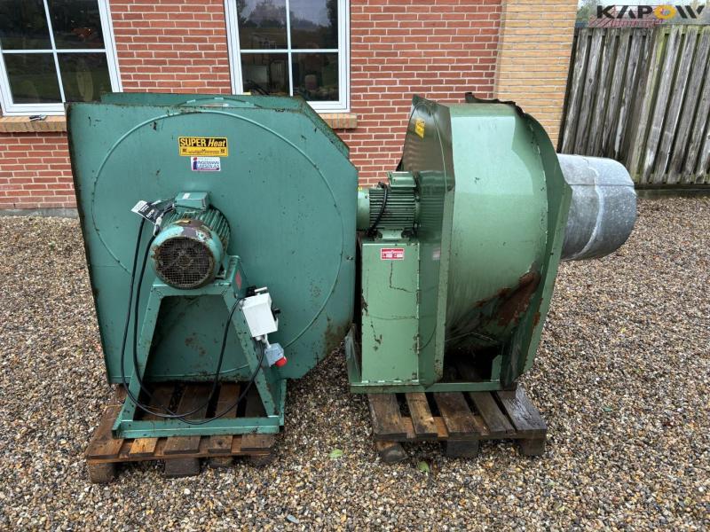 Super heat fan for grain drying 23