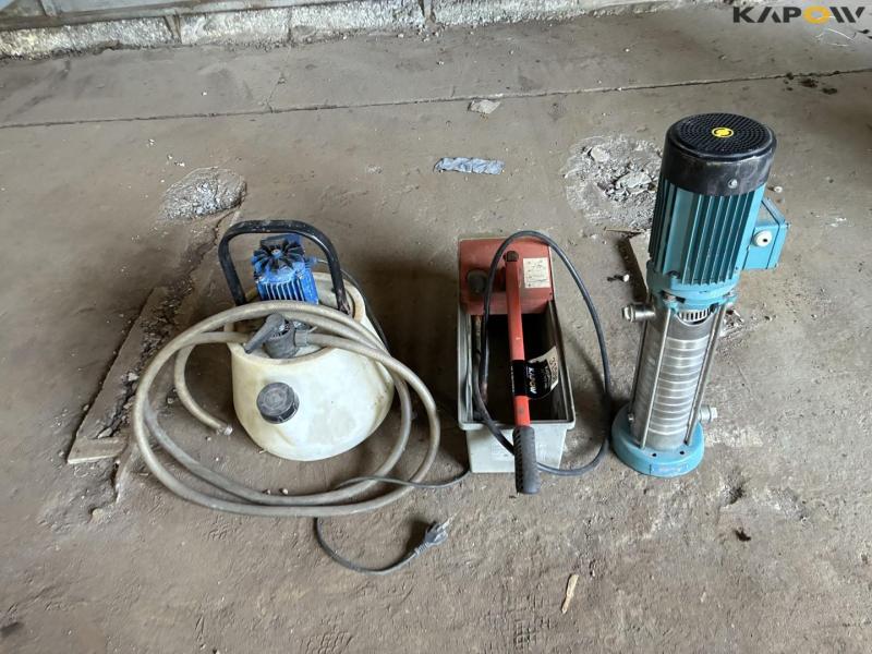 Acid pump/Pressure test/Water pump 1