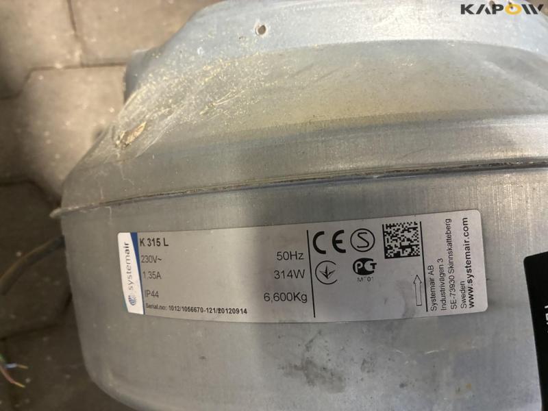 Systemair K 315L duct fan 5