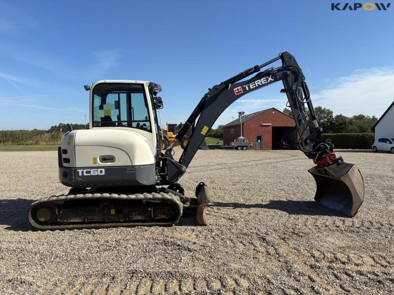 Terex TC60 excavator with RC2 tiltrotor 4