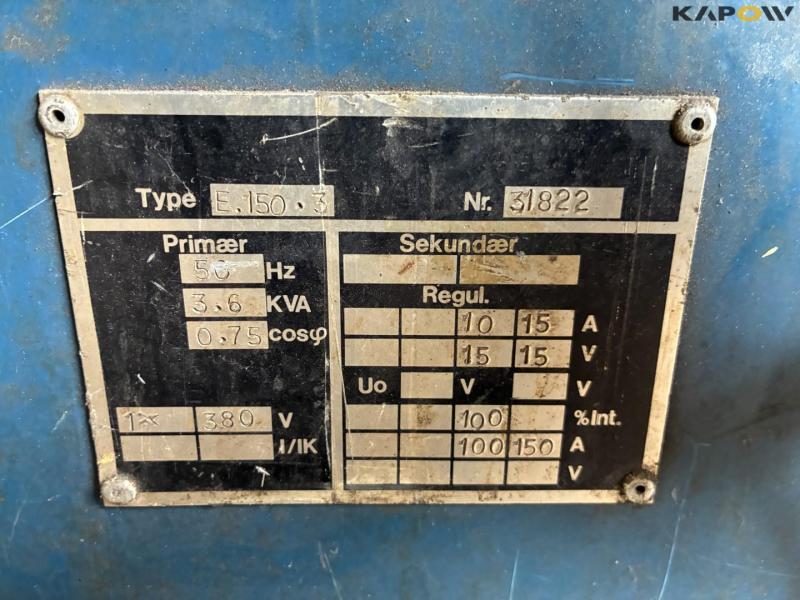 Tig welder E.150.3 7