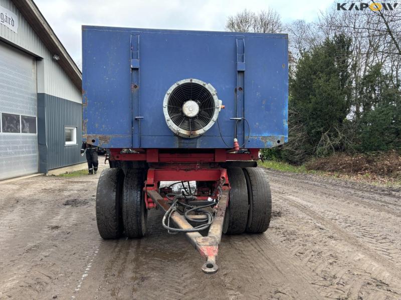 Tipper with drying channel 2