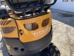 Titan TL18E mini excavator with 4 buckets 10