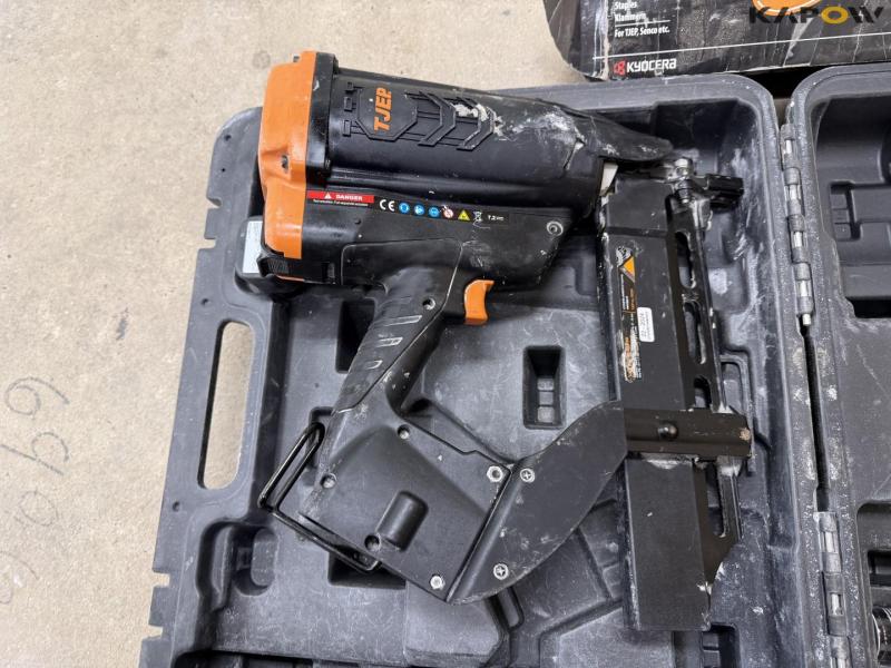 Tjep electric/gas crimping gun + clamps 9