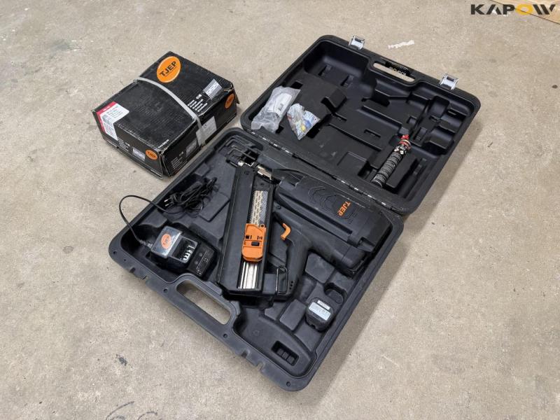 Tjep electric/gas nail gun + nails 1